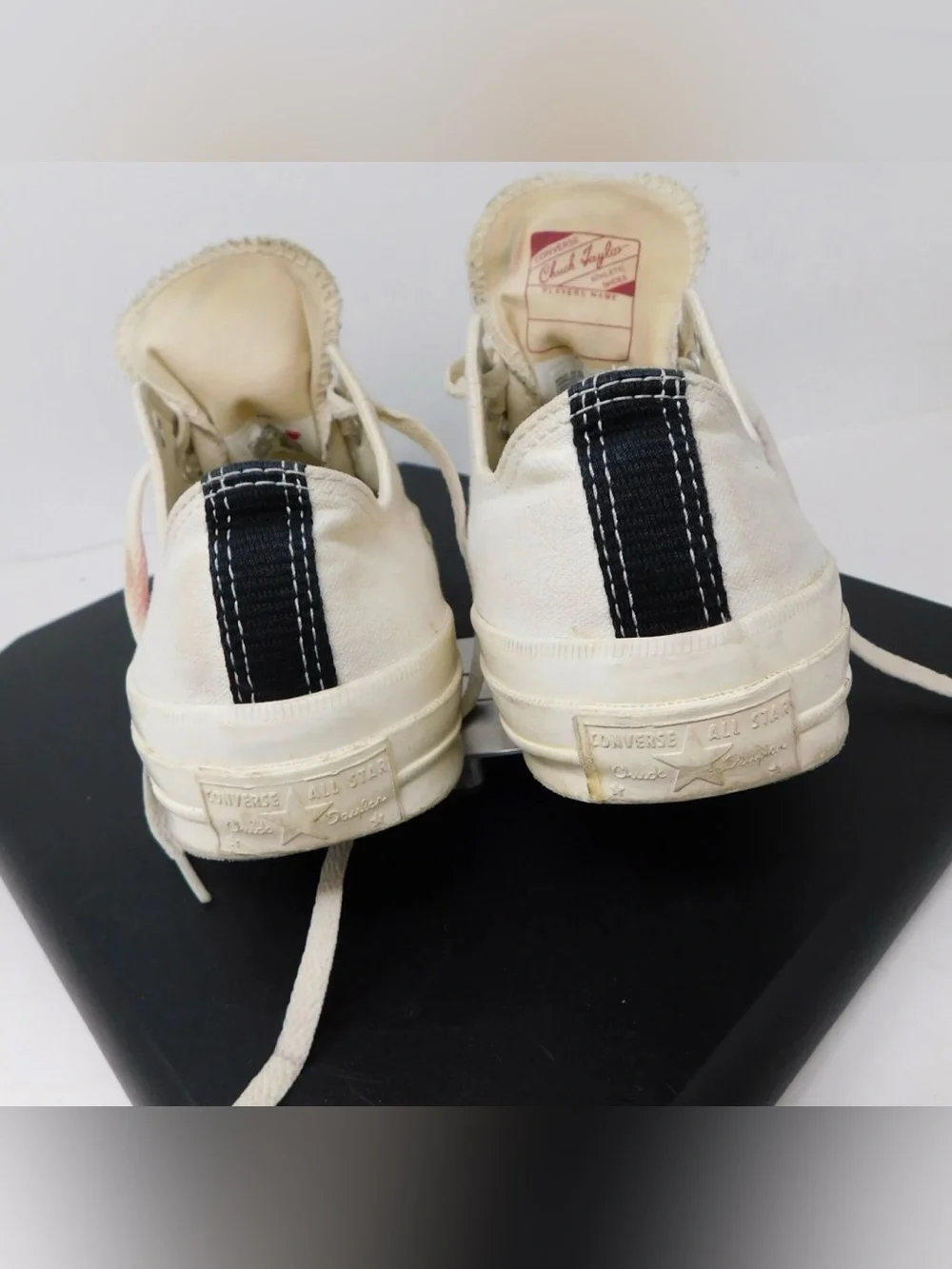 Comme Des Garcons x Converse Chuck Taylor Canvas Low-Top Sneakers Men’s 9 - Picture 7 of 9